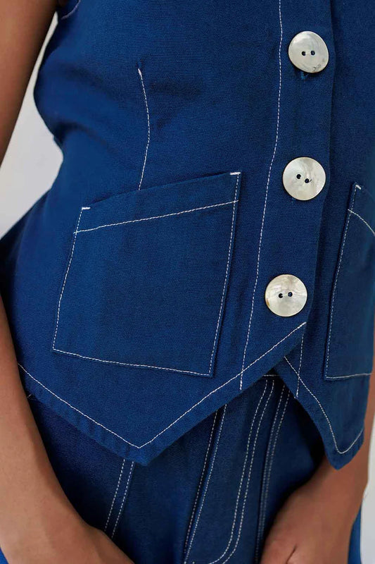 Shell Flared Vest