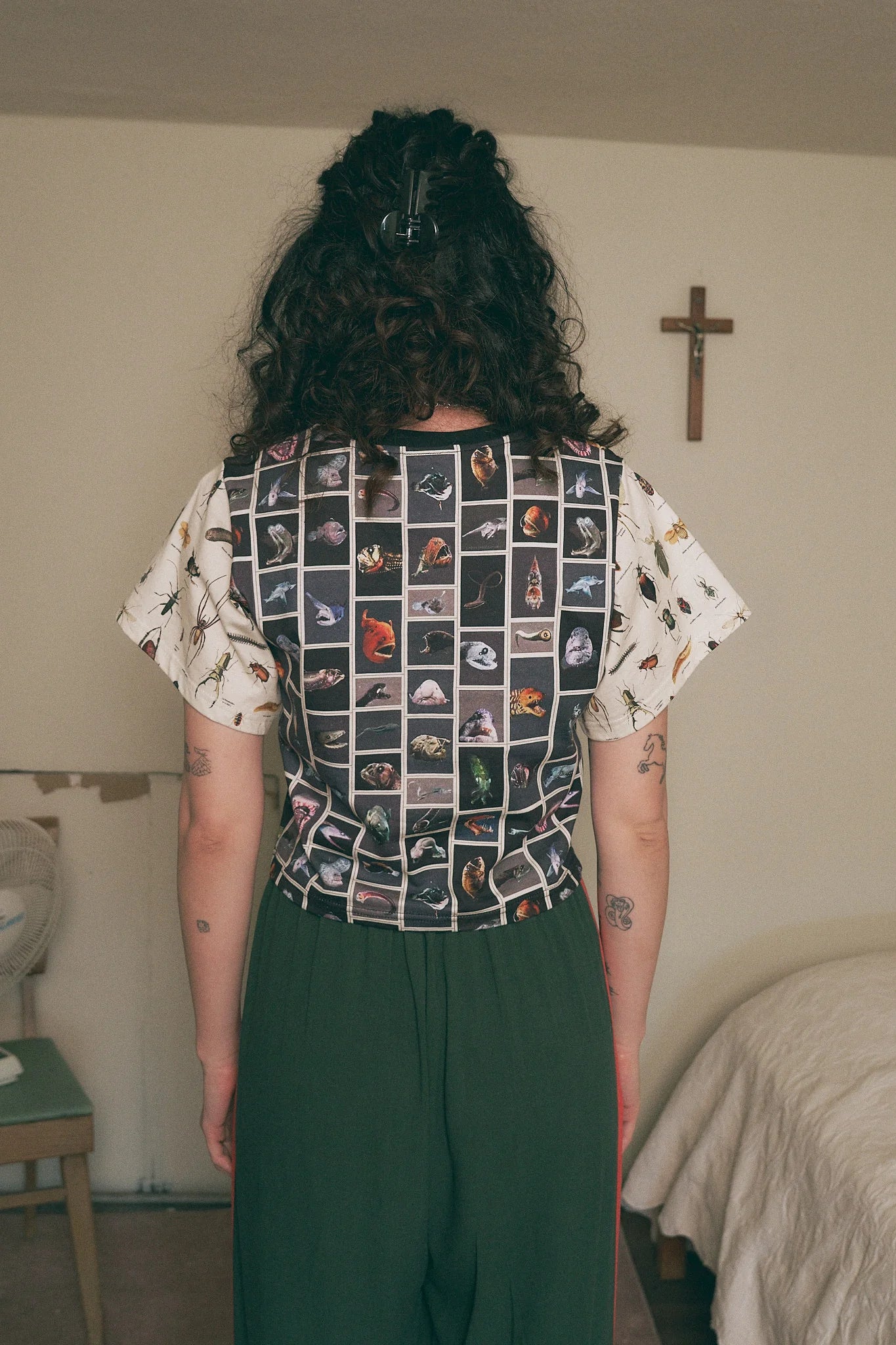 Frog/Bug/Fish Patchwork Tommy Tee