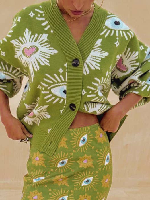 Mystikal Gorgeous Eye Cardigan