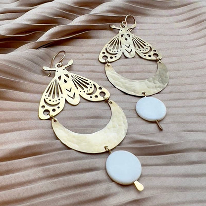 Luna Moth Earrings