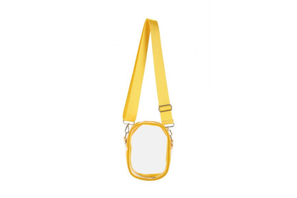 Clear see Thru Crossbody Fashion Handbag