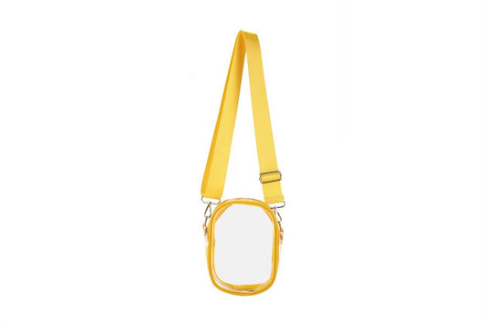 Clear see Thru Crossbody Fashion Handbag