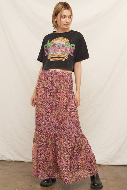Paisley Park Maxi Skirt SALE