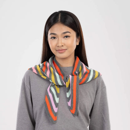 Color Stripe Triangle Scarf