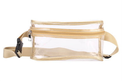 Clear See Thru Rectangle Fanny Pack
