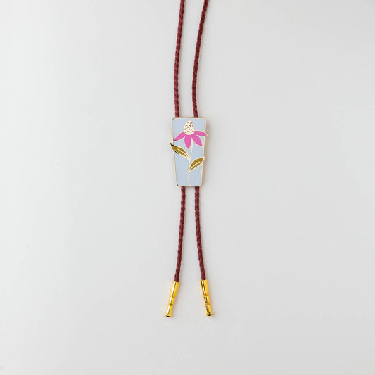 Echinacea Bolo Tie