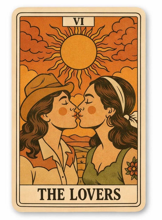 The Lovers Tarot Sticker