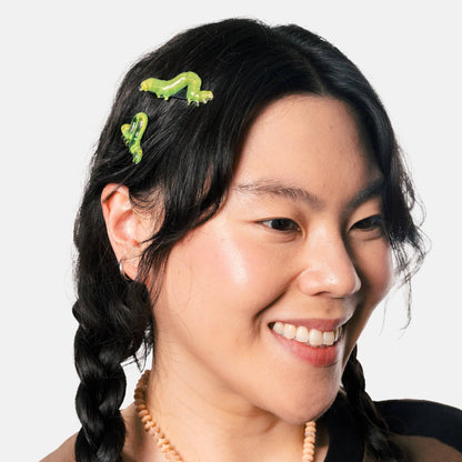 Allie Clips in Inchworm