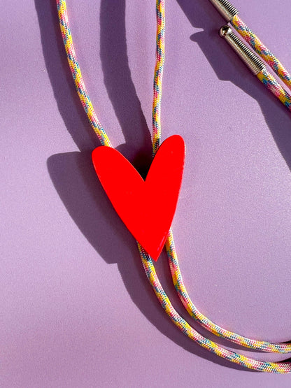 Heart Bolo Ties - Two Colors