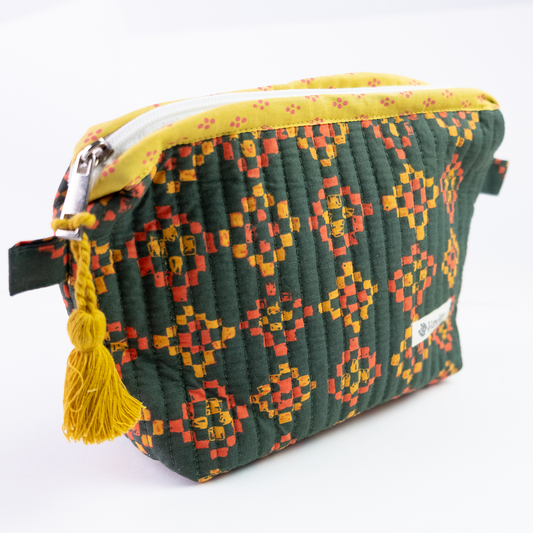 Royce Quilted Zipper Pouch
