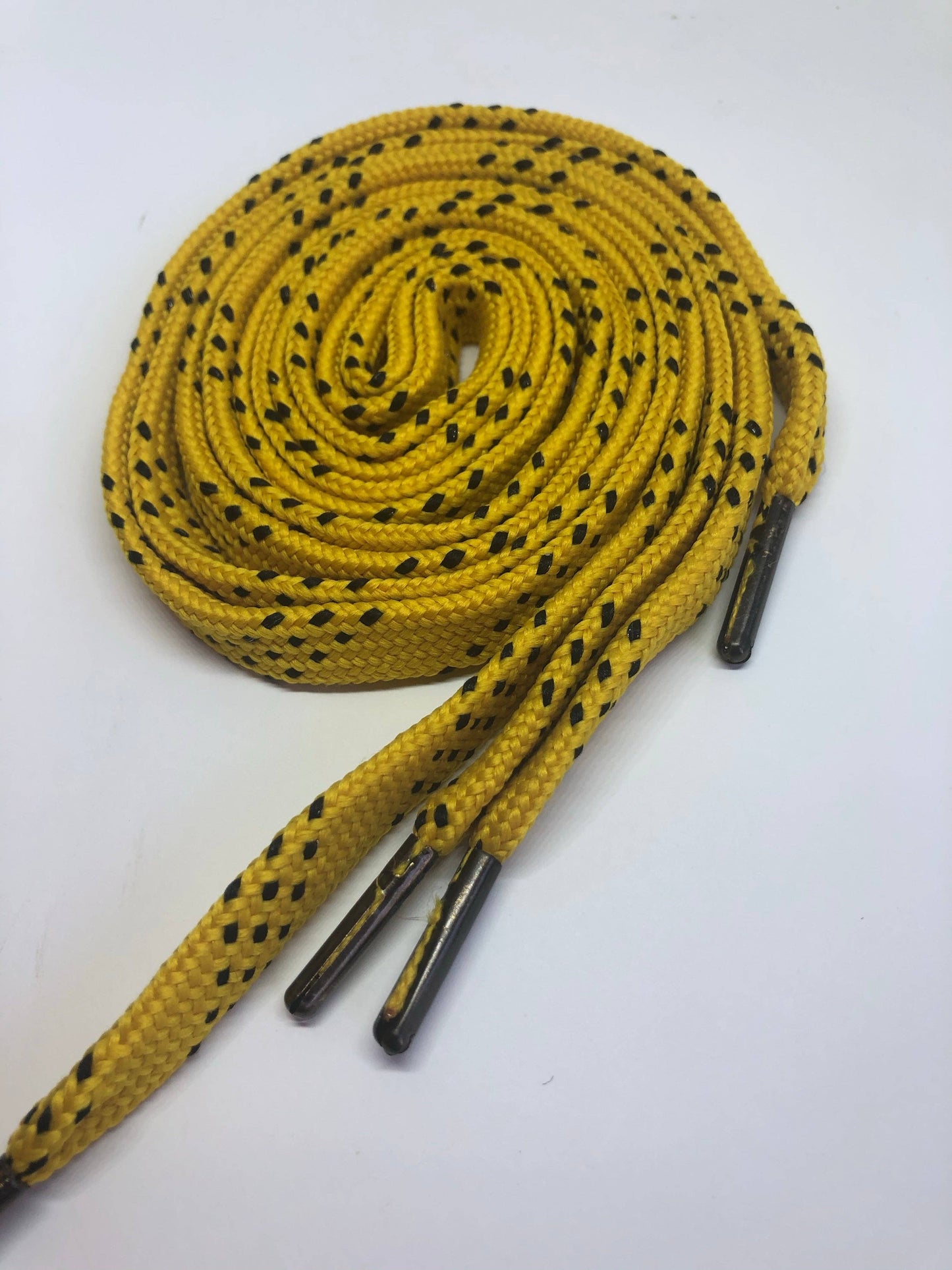 Mustard and Black Shoelaces