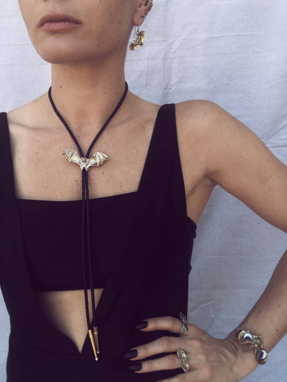 Bat Bolo Tie