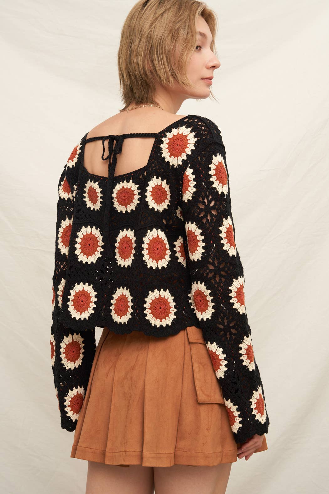 Sunflower Patch Crochet Top