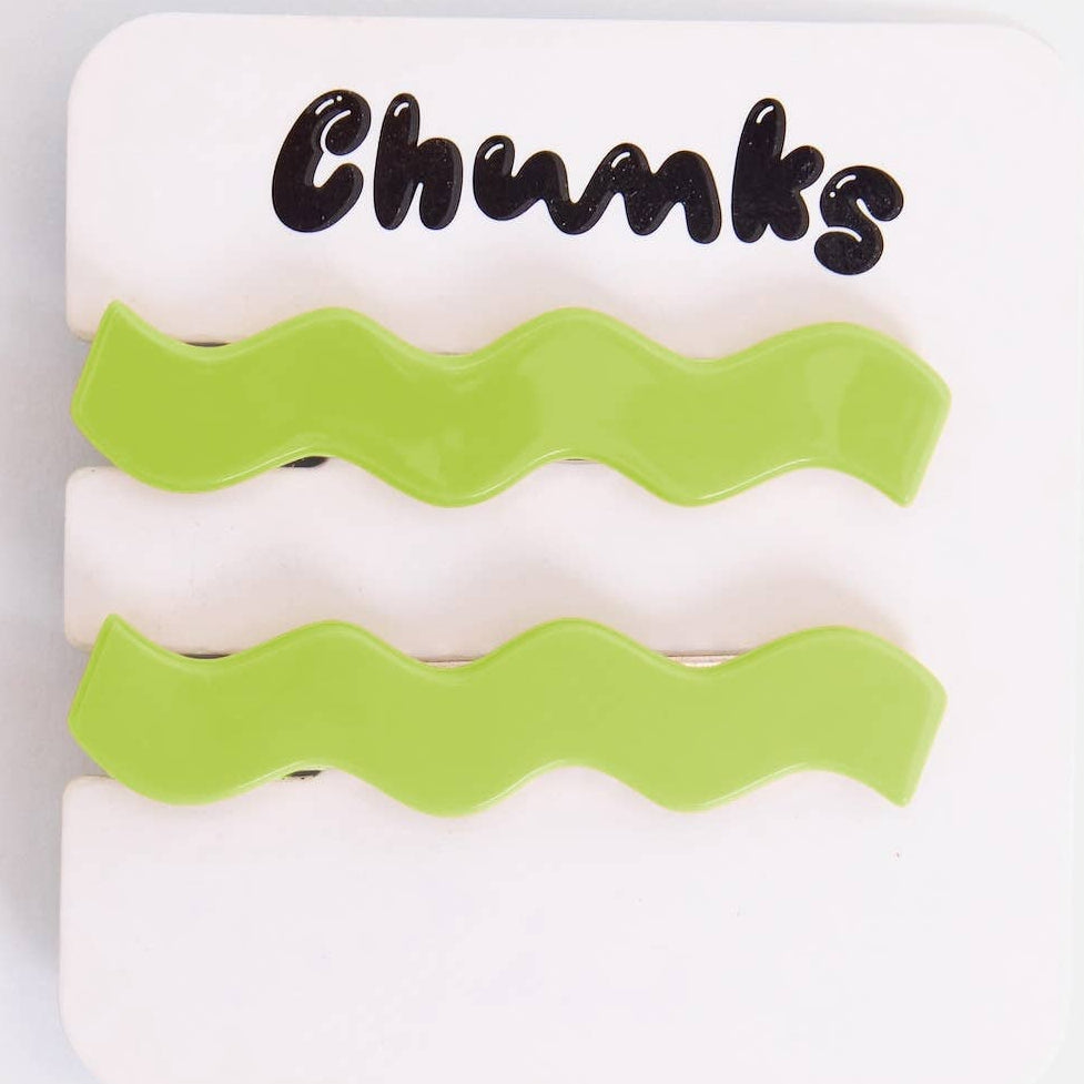 Allie Clips in Lime