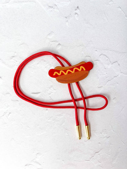 Hot Dog Bolo Tie