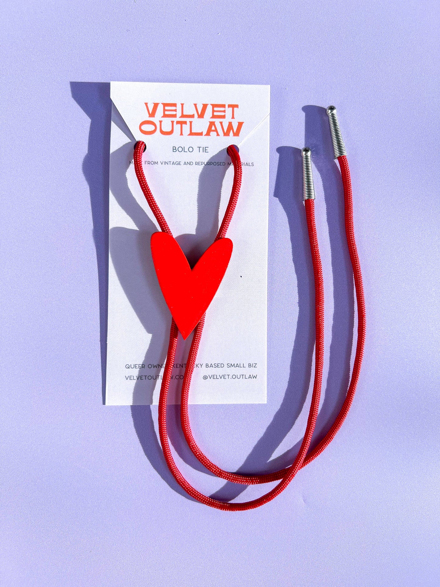 Heart Bolo Ties - Two Colors