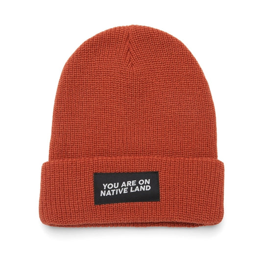 'You Are On Native Land' Beanie