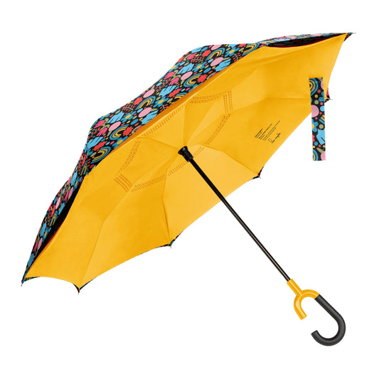 Artist Series Lisa Congdon Reverse Stick Umbrella