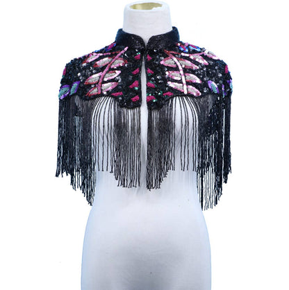 The Burke Beaded Cape