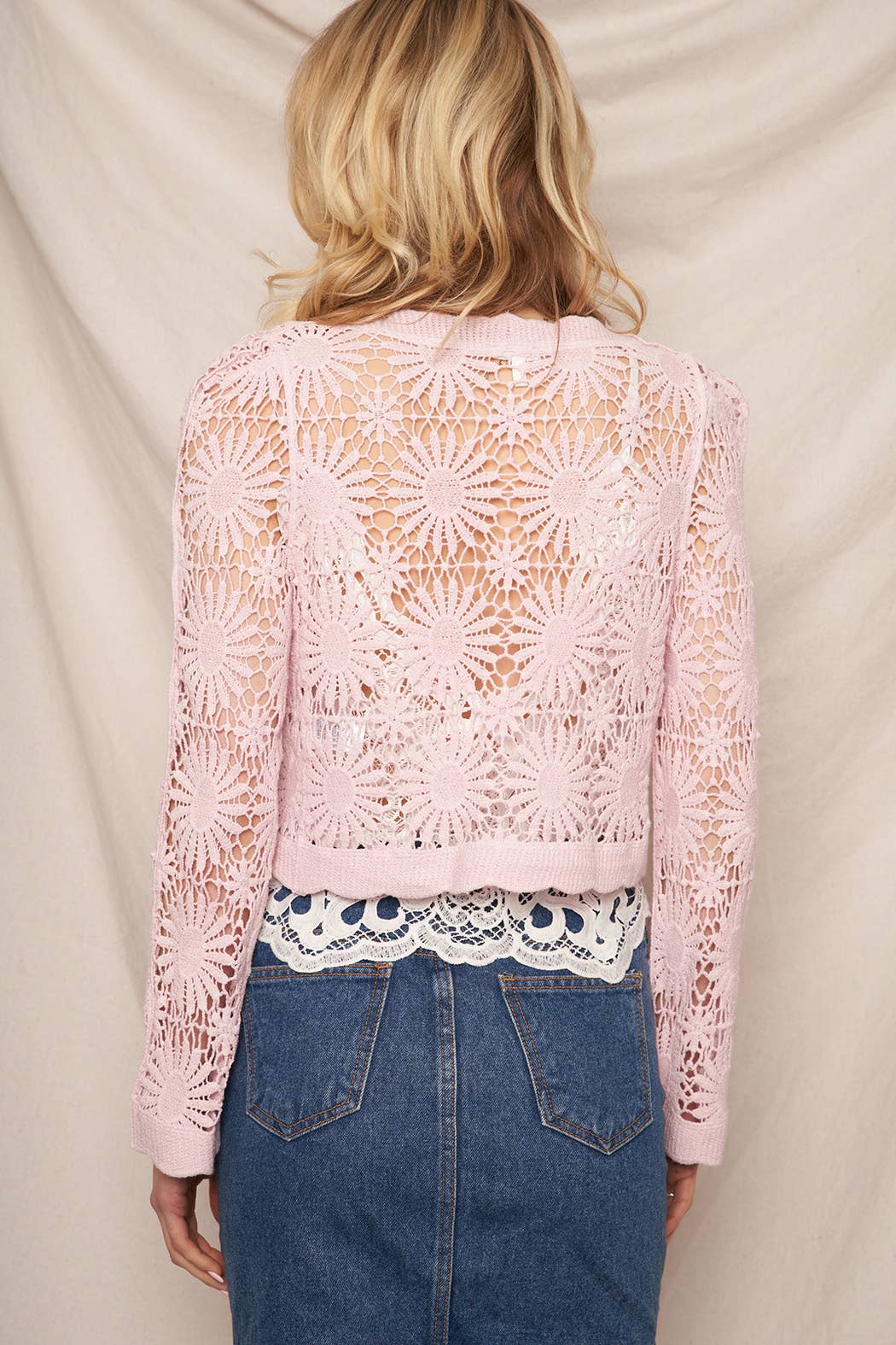 Fleur Crochet Cardigan