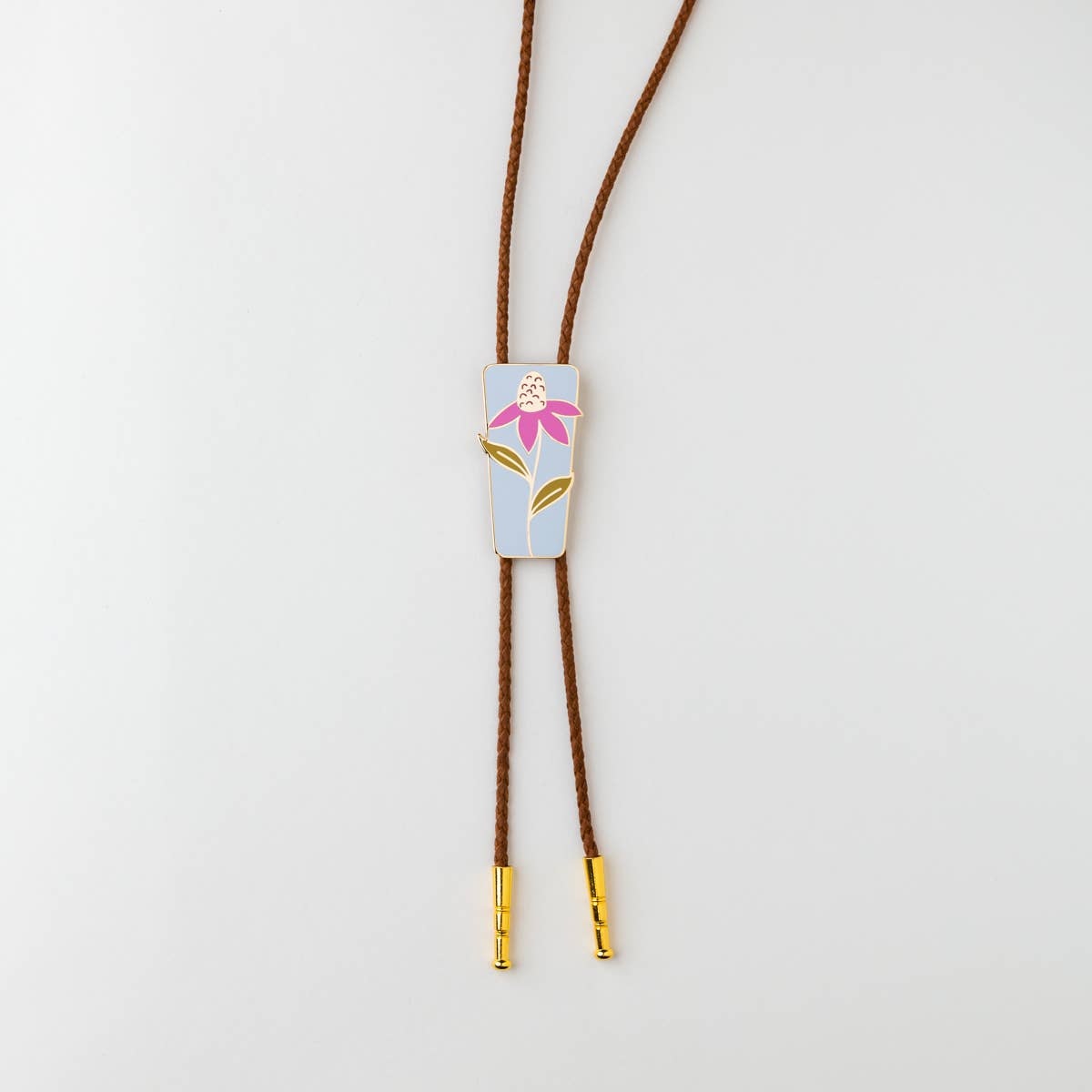 Echinacea Bolo Tie