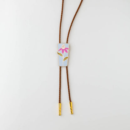 Echinacea Bolo Tie