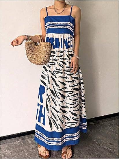 Fresh Sardines Maxi Dress