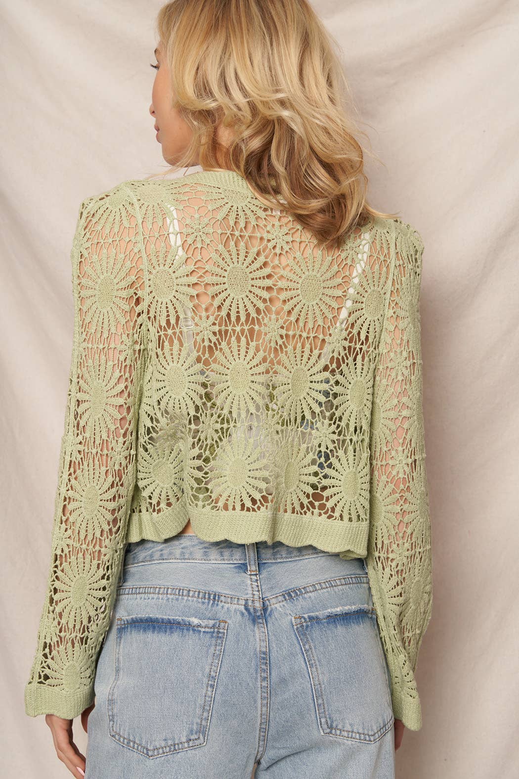 Fleur Crochet Cardigan