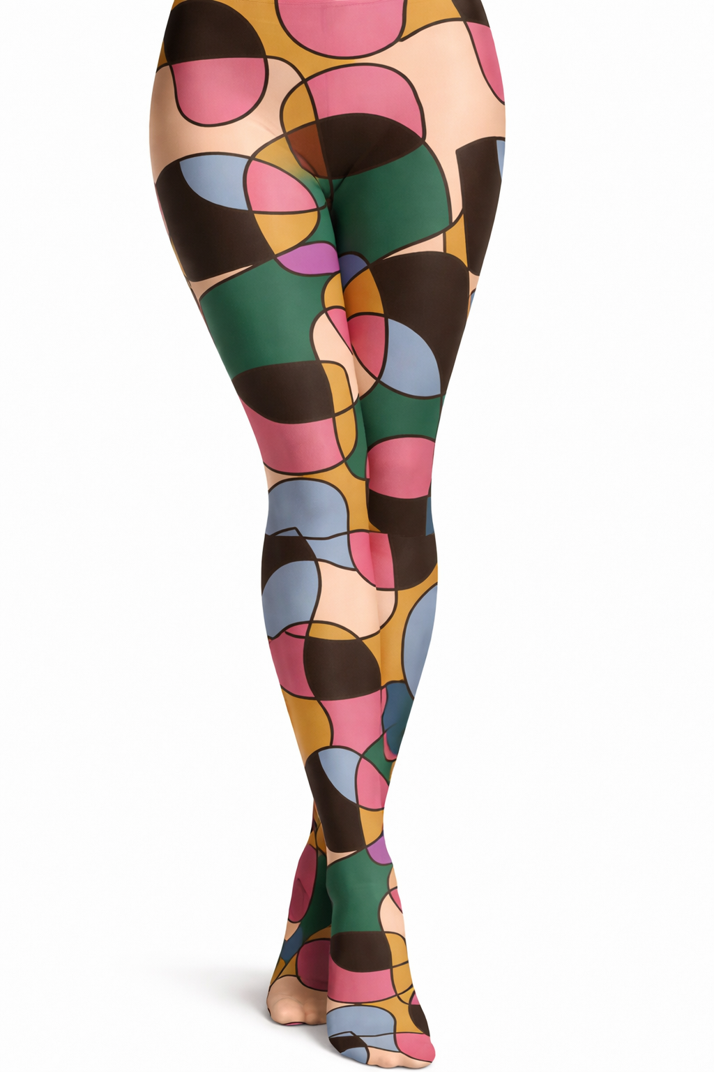 Stained Glass Printed Tights