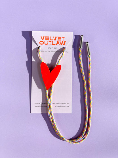 Heart Bolo Ties - Two Colors