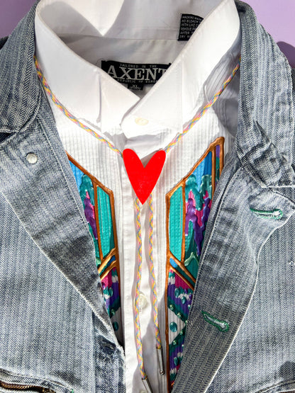 Heart Bolo Ties - Two Colors