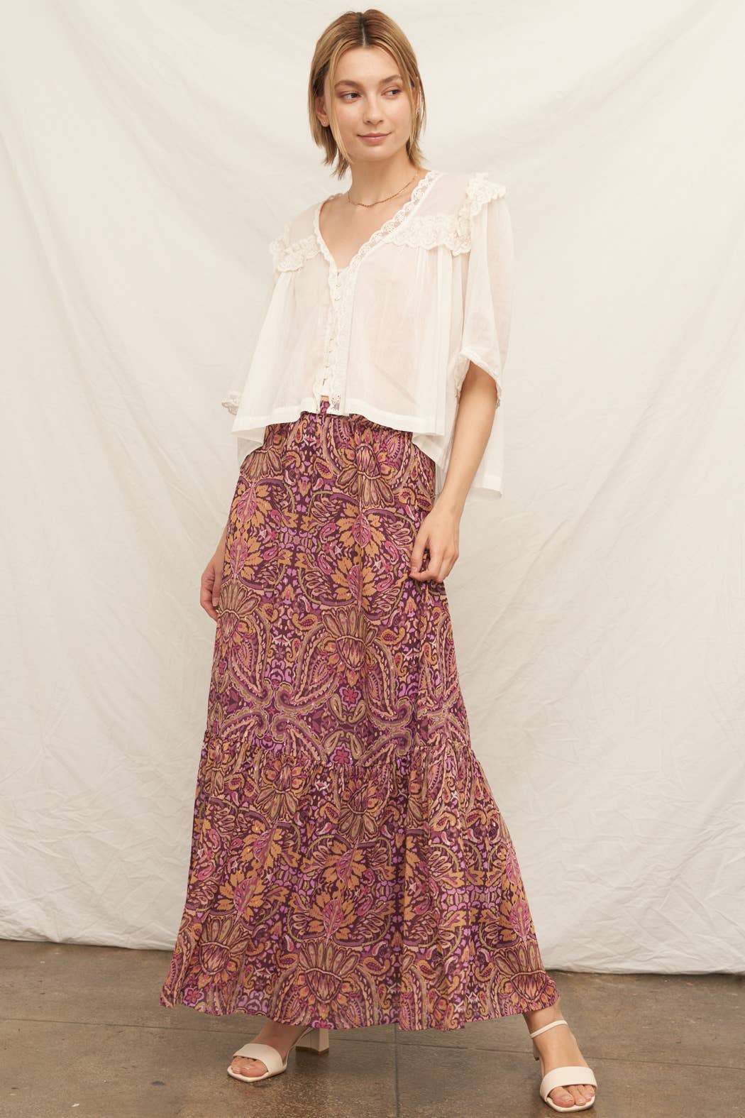 Paisley Park Maxi Skirt SALE