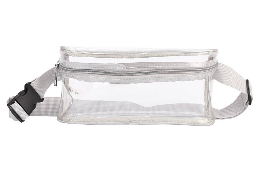 Clear See Thru Rectangle Fanny Pack