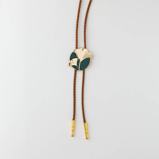 Ginkgo Bolo Tie
