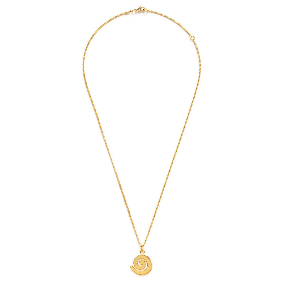 Spiral Pendant Necklace