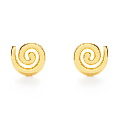 Spiral Stud Earrings