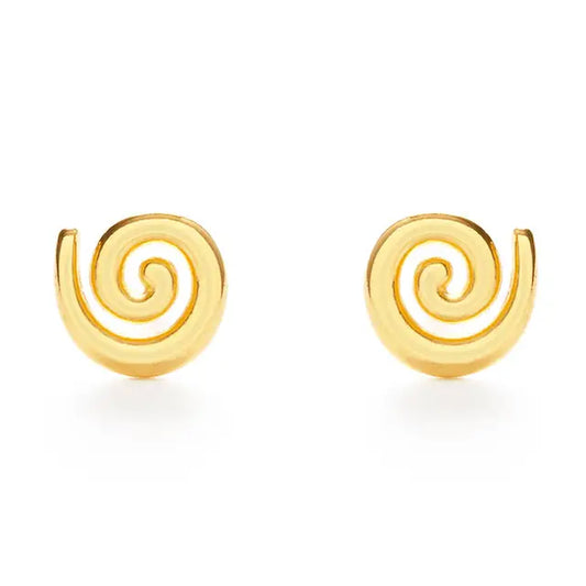Spiral Stud Earrings