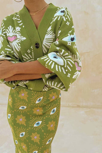 Mystikal Gorgeous Eye Cardigan