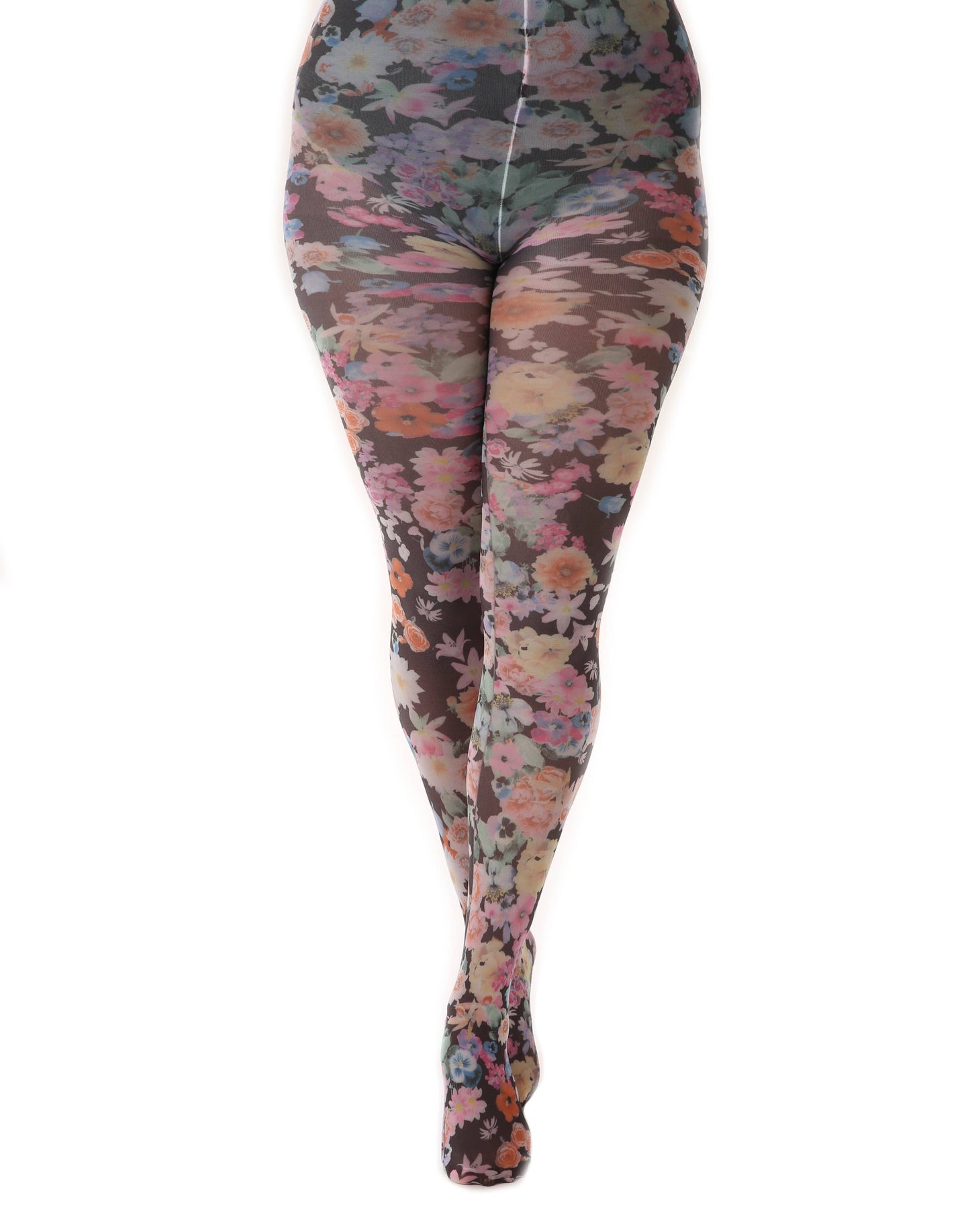 Midnight Garden Printed Tights