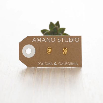 Scorpion Stud Earrings