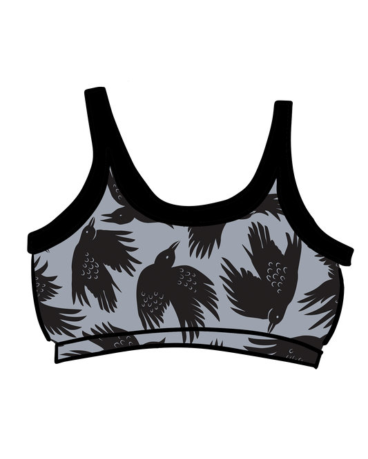 Longline Bra So it Crows