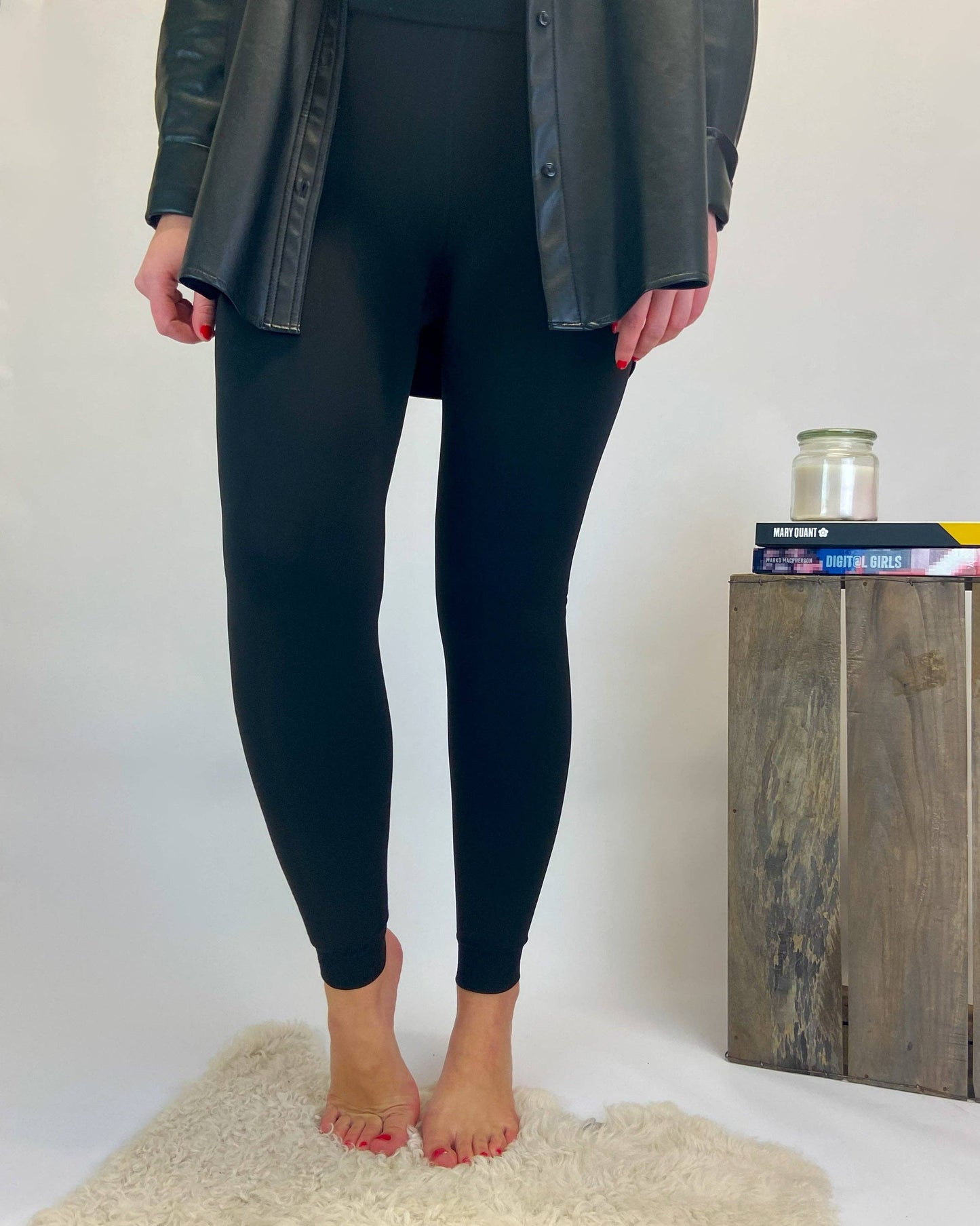 Fleece Lined Footless Tights