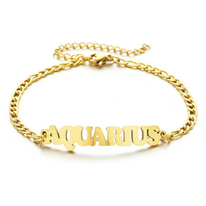 Zodiac Pendant Bracelet