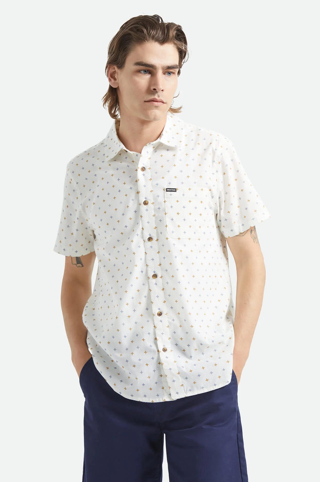 Charter Stripe Button Up