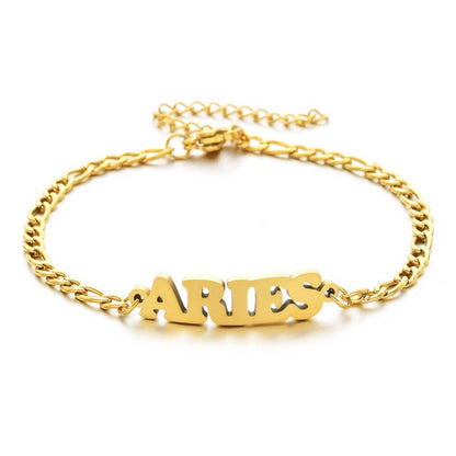 Zodiac Pendant Bracelet