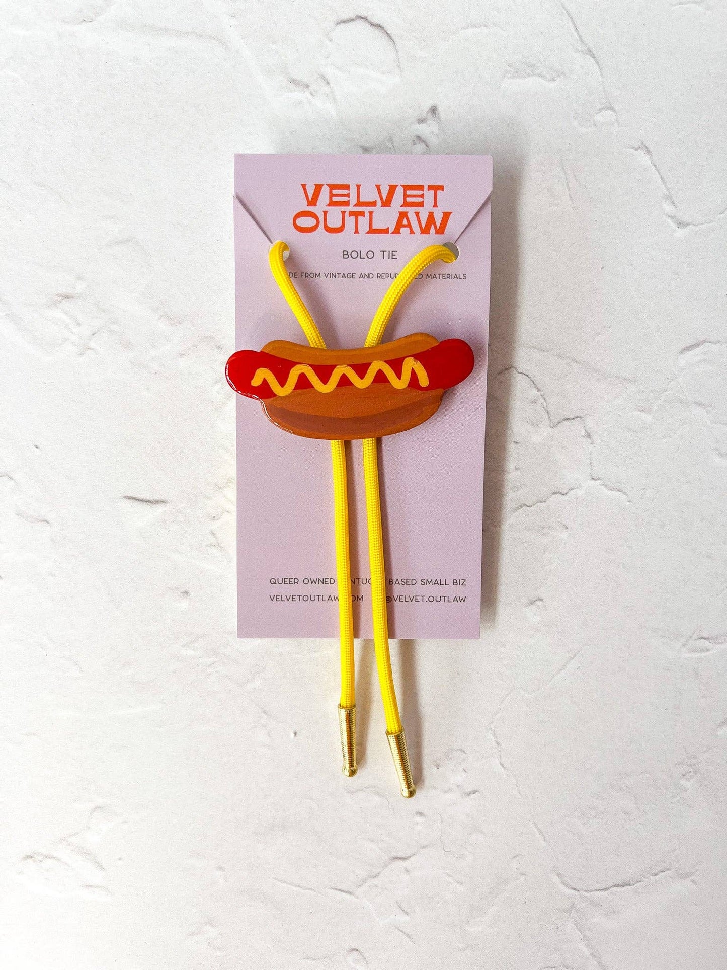 Hot Dog Bolo Tie