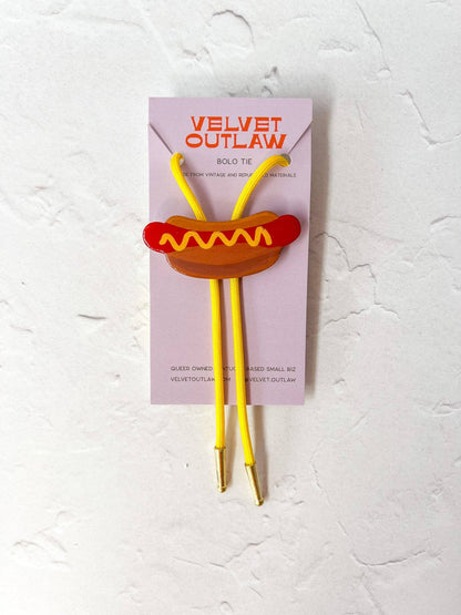 Hot Dog Bolo Tie