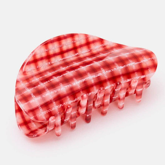 Suki Claw in Red Plaid