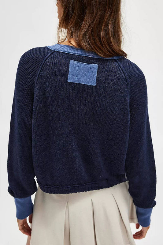 Contrast Captain Cardigan