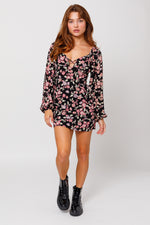 August Long Sleeve Mini Dress